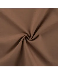 Tissu, Jersey Milano Uni, Marron Tabac, Laize 150 cm, Viscose Stretch Oeko-Tex