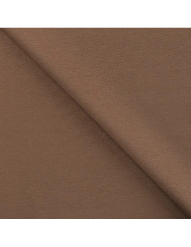 Tissu, Jersey Milano Uni, Marron Tabac, Laize 150 cm, Viscose Stretch Oeko-Tex