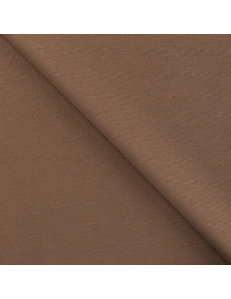 Tissu, Jersey Milano Uni, Marron Tabac, Laize 150 cm, Viscose Stretch Oeko-Tex