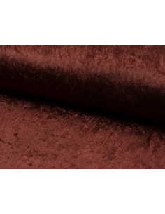 Panne de velours, marron chocolat 2