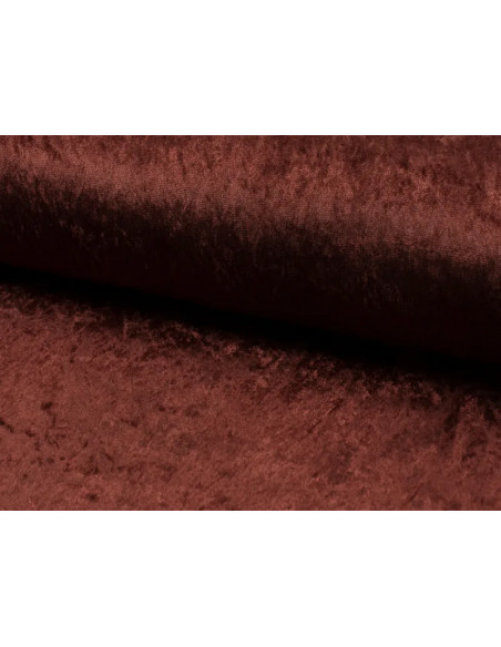 Panne de velours, marron chocolat