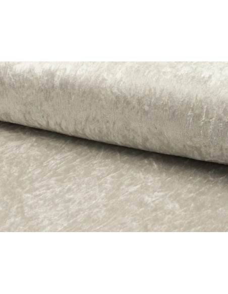 Panne de velours, gris argent