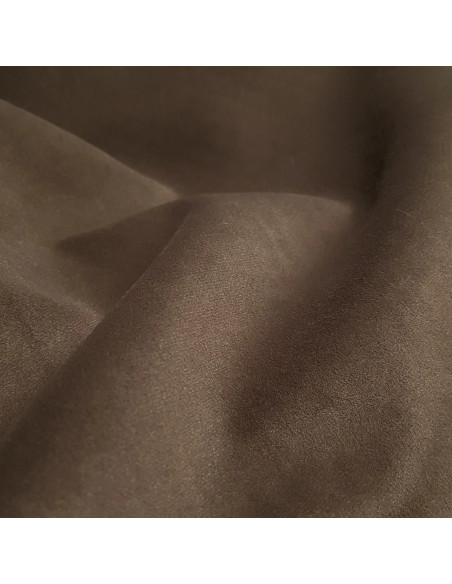 Tissu thermique & occultant, velours, taupe