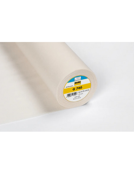 Entoilage tissé thermocollant, coton, G740, écru