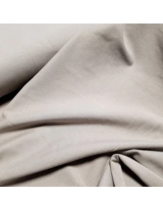 Tissu, Jersey de Coton Uni, Gris, Laize 150 cm, Coton Stretch Bio Oeko-Tex 2