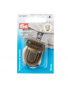 Fermeture de cartable Prym laiton antique | Zephyr Tissus