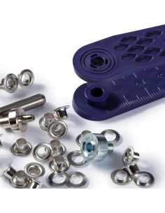 Œillets et rondelles, 4,0mm, doré 2