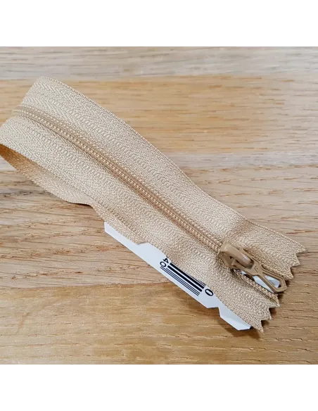 Fermeture à glissière Prym Z51 beige, 30 cm | Zephyr Tissus