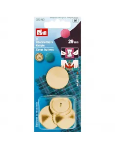 Boutons à recouvrir Prym 29 mm inoxydable | Zephyr Tissus