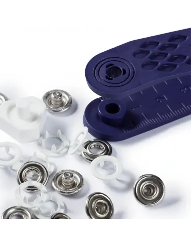 Bouton pression « Jersey » Prym 10 mm blanc | Zephyr Tissus
