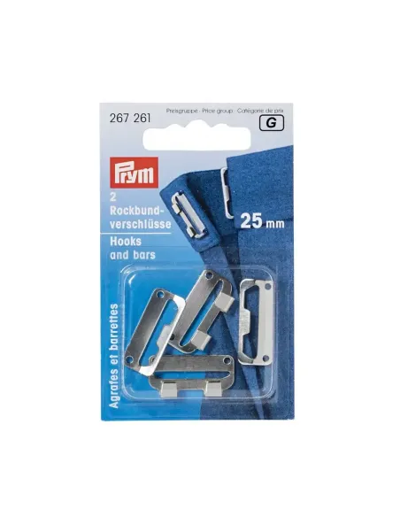Agrafes et barrettes plates pour jupes, Prym | Zephyr Tissus
