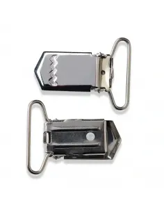 Clips pour bretelles Prym argentés 30 mm | Zephyr Tissus 2