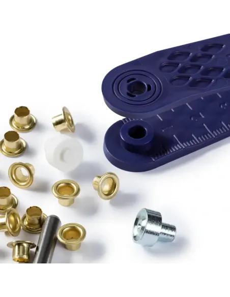 Œillets Prym dorés Ø 4 mm, laiton inoxydable | Zephyr Tissus