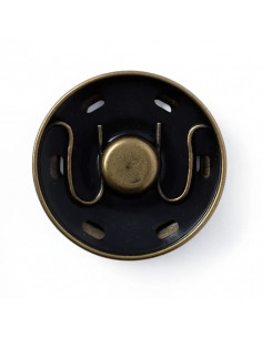 Boutons pression à coudre, 30mm, laiton antique 2