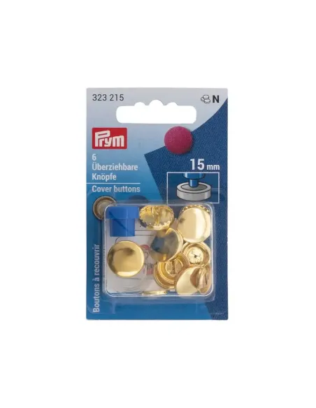 Bouton à recouvrir Prym 19 mm argent | Zephyr Tissus