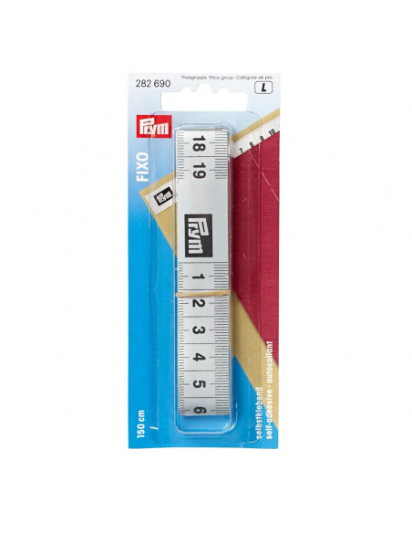 Centimètre « Fixo » auto-adhésif, avec échelle en cm
