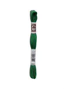 Fil à broder, Retors Mat DMC Art 89, 10 m, Vert anglais (2561)