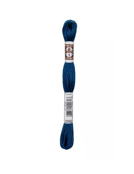 Fil à broder, Retors Mat DMC Art 89, 10 m, Grand bleu (2592)