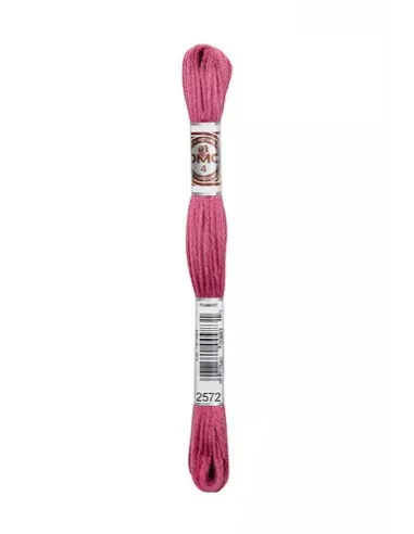 Fil à broder, Retors Mat DMC Art 89, 10 m, Poivre rose (2572)