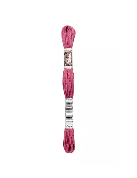 Fil à broder, Retors Mat DMC Art 89, 10 m, Poivre rose (2572)