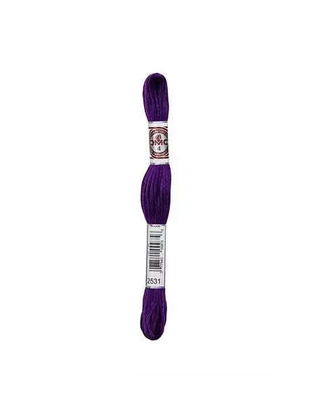 Fil à broder, Retors Mat DMC Art 89, 10 m, Violet (2531)
