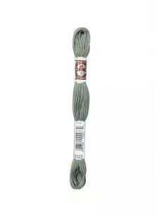 Fil à broder, Retors Mat DMC Art 89, 10 m, Vert peuplier (2522)