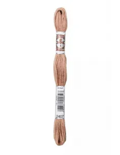 Fil à broder, Retors Mat DMC Art 89, 10 m, Beige foncé (2407)