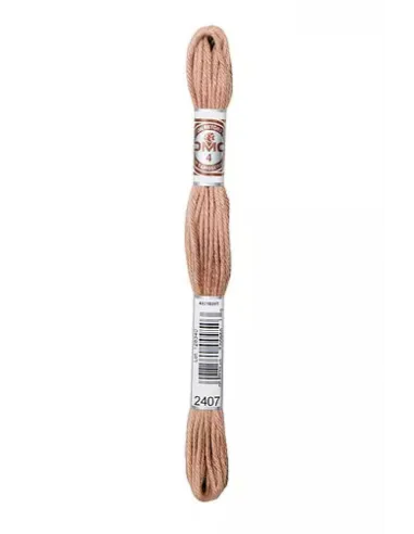 Fil à broder, Retors Mat DMC Art 89, 10 m, Beige foncé (2407)