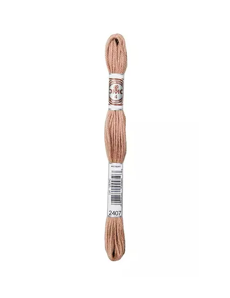 Fil à broder, Retors Mat DMC Art 89, 10 m, Beige foncé (2407)