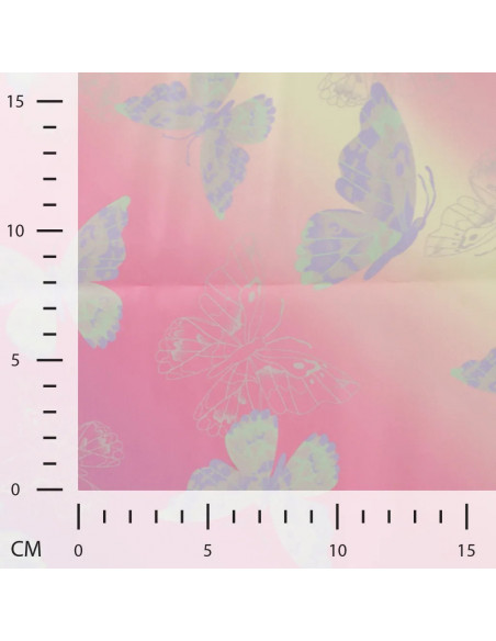 Tissu imperméable, papillons