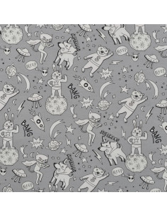 Jersey de coton, change de couleur au soleil, super ourson