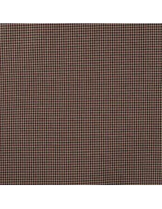 Tissu, Toile Stretch, Pieds de Poule Bordeaux, Laize 150 cm, Viscose Élasthanne