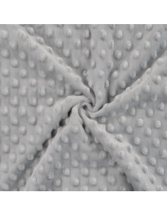 Polaire minky, gris clair