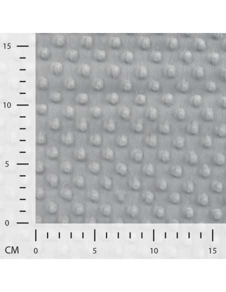 Polaire minky, gris clair