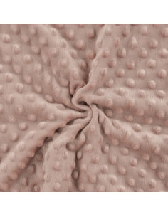 Polaire minky, rose poudré