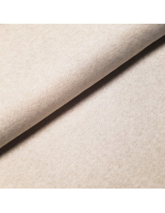 Jersey maille, uni, sable