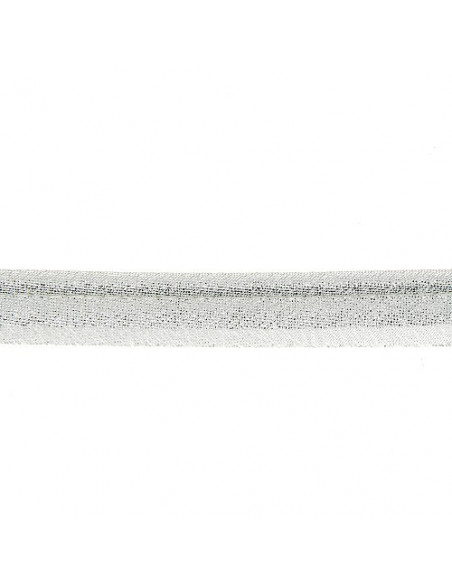 Passepoil lurex, 15mm, argent