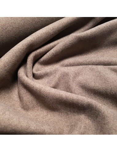 Tissu, Caban, Taupe, Laize 145 cm, 80% Polyester 10% Viscose 10% Acrylique
