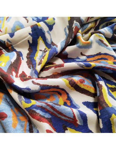 Viscose imprimée, losanges