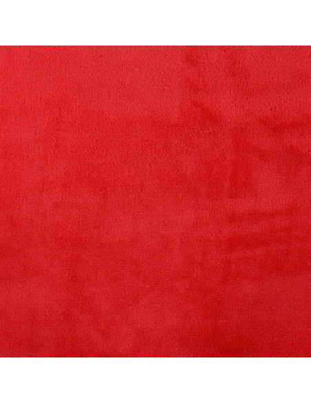 Tissu, Polaire Doudou, Rouge Framboise, Laize 150 cm, 100% Polyester 290g/m²