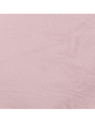 Tissu, Polaire Doudou Épaisse, Rose Clair, Laize 150 cm, 100% Polyester 290g/m²