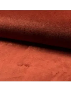 Tissu, Polaire Doudou Uni, Terra Cotta, Laize 150 cm, 100% Polyester 290g/m²