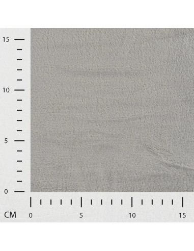 Tissu, Polaire Doudou, Gris Clair, Laize 150 cm, 100% Polyester 290g/m²
