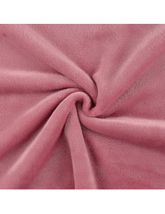 Polaire doudou, vieux rose