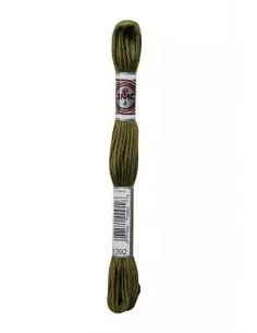 Fil à broder, Retors Mat DMC Art 89, 10 m, Vert cactus (2392)