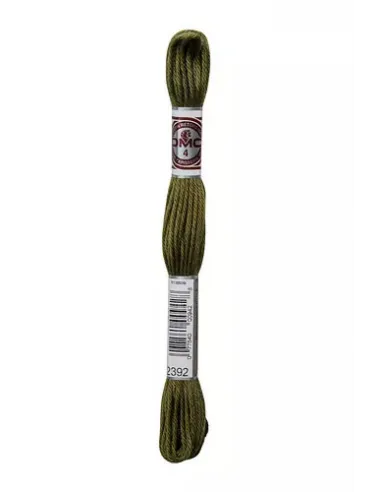 Fil à broder, Retors Mat DMC Art 89, 10 m, Vert cactus (2392)