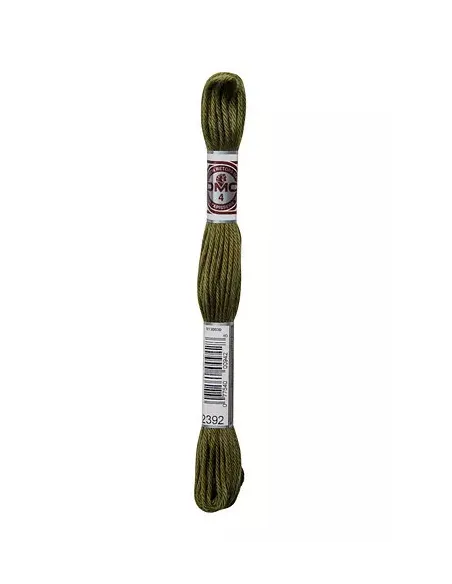 Fil à broder, Retors Mat DMC Art 89, 10 m, Vert cactus (2392)