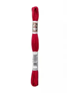 Fil à broder, Retors Mat DMC Art 89, 10 m, Rouge rubis (2326)
