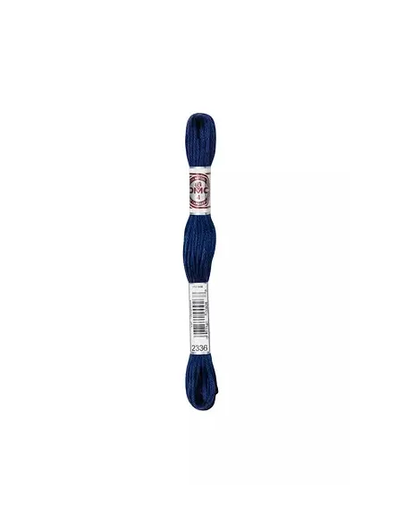 Fil à broder, Retors Mat DMC Art 89, 10 m, Bleu indigo (2336)