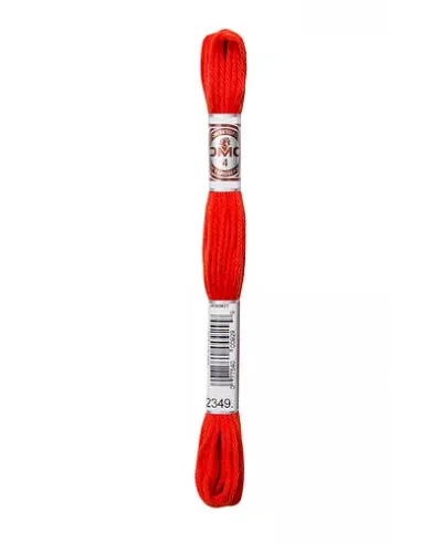 Fil à broder, Retors Mat DMC Art 89, 10 m, Rouge vif (2349)